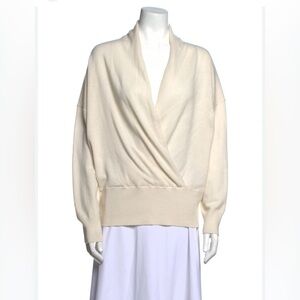 NILI LOTAN cashmere cream sweater